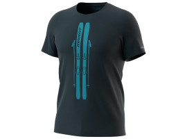 Dynafit Graphic Cotton T-shirt / Blueberry skis
